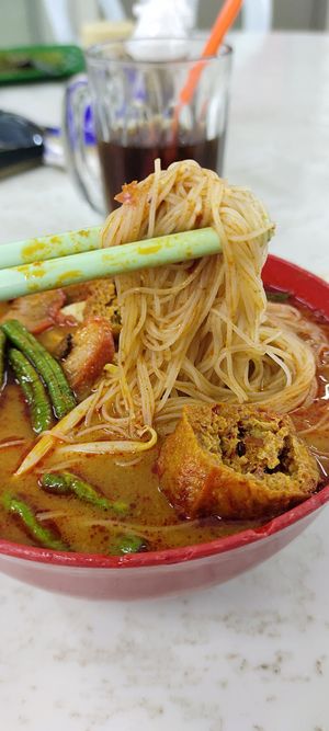 CURRY TOM YAMASAM at Blue Boy Vegetarian Food Centre in Kuala Lumpur