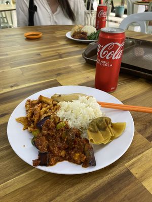   at Blue Boy Vegetarian Food Centre in Kuala Lumpur