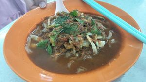 Laksa at Blue Boy Vegetarian Food Centre in Kuala Lumpur