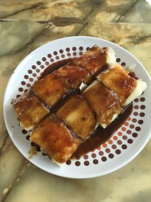 Spring rolls - less than £1 at Blue Boy Vegetarian Food Centre in Kuala Lumpur