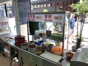 Nasi Lemak at Blue Boy Vegetarian Food Centre in Kuala Lumpur