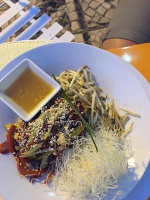 The Thai Salad at Didi Cafe in Albufeira