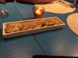 An amazing vegan appetiser, offered by DIDI Cafe.... at Didi Cafe in Albufeira