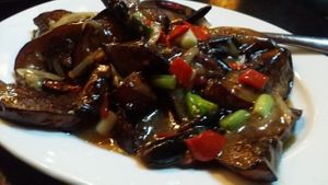 Szechuan Eggplant at Zhu Dang in Seattle