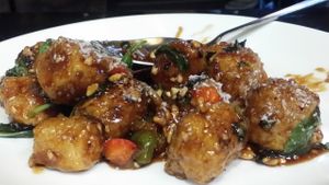 Nine flavor tofu at Zhu Dang in Seattle