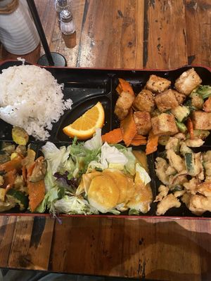 Teriyaki tofu bento box   at Domo Cafe in Fort Walton Beach