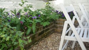 Our little garden at Bijou Deli Cafe in Brecon