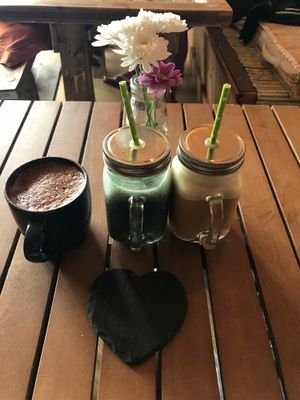 Great smoothies!!  at The Green HeART Cafe  in Newquay