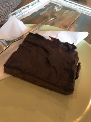 Chocolate banoffee slice  at The Green HeART Cafe  in Newquay
