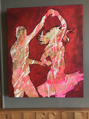 Wall art at The Green HeART Cafe  in Newquay