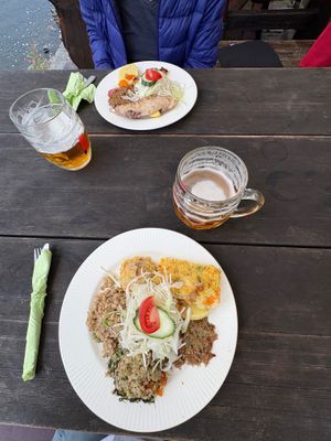 Old Bohemian vegetarian feast for 1.  at Krcma U dwau Maryi in Cesky Krumlov