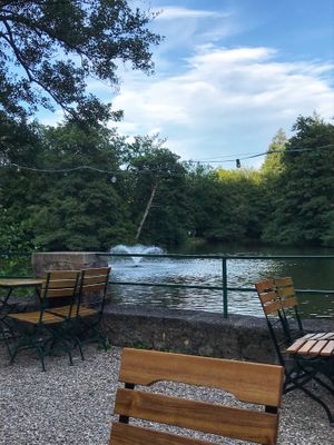 Outdoor terrace @ Waldsee, Freiburg at Waldsee in Freiburg