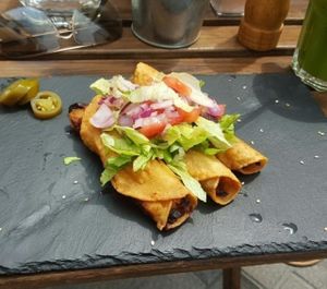 Best vegan tacos ever! at Origen in San Pedro De Alcantara