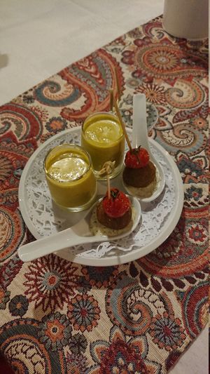 A taste from the menu they will be serving at their anniversary at Origen in San Pedro De Alcantara