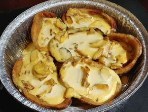 Vegan Bacon Potato Skins at Pizza & Sub Stop in Lowell