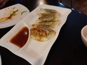 Gyoza at Zhu's Vegan Kitchen in Arlington