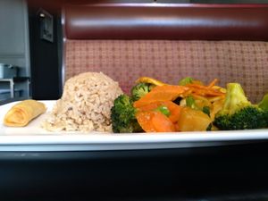 Malaysian curry at Zhu's Vegan Kitchen in Arlington