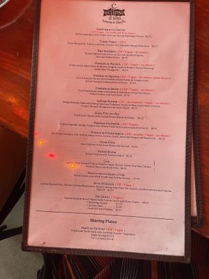 Vegan Menu at Eclipse di Luna in Atlanta