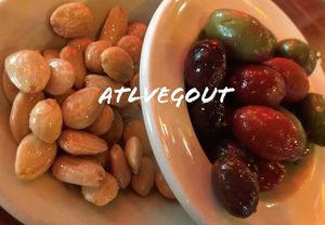 Olives and almonds at Eclipse di Luna in Atlanta