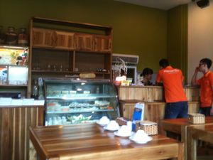 Homefood, restaurant part - main counter at Duong Sinh - Homefood in Hanoi