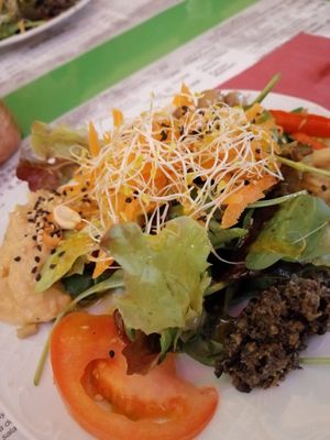 Ensalada at Veg World India in Barcelona