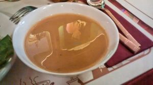 Gazpacho at Veg World India in Barcelona