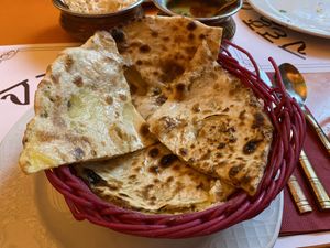 Aloo Naan  at Veg World India in Barcelona