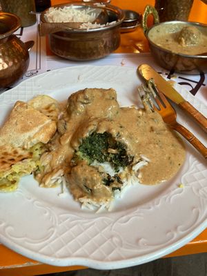 Spinach palak   at Veg World India in Barcelona