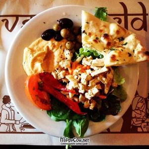 salad bar  at Veg World India in Barcelona