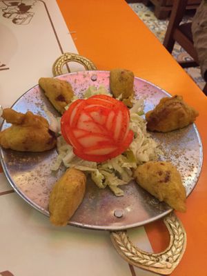 cheese pakora at Veg World India in Barcelona