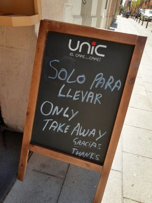 During COVID at Veg World India in Barcelona