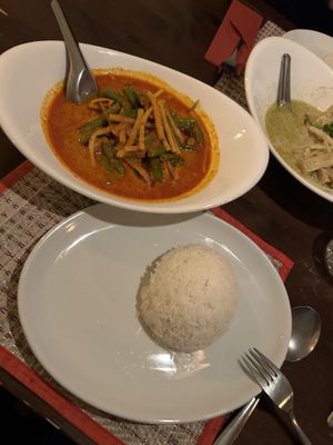 Vegetarian red curry   at Thai Jasmine in Groningen