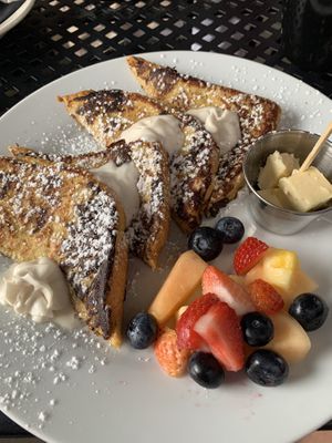Vegan french toast  at Firefly in Charlottesville