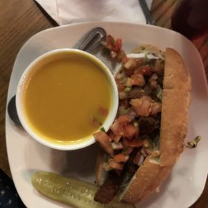 Seitan po’ boy at Firefly in Charlottesville