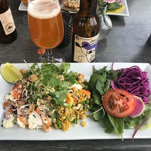 Super healthy super tasty at Open New Doors in Gothenburg