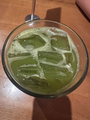 Matcha lemonade. Upgraded Arnold Palmer. So good.  at Black Cat Coffeehouse in Ashland