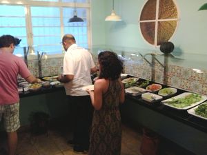 Buffet at Naturalissimo in Ribeirao Preto