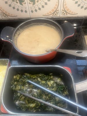 Feijão e verdura cozida   at Naturalissimo in Ribeirao Preto