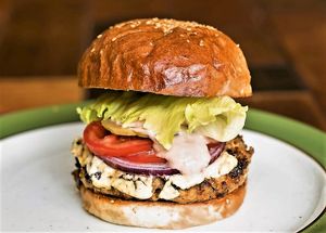 It's not a Cheeseburger at GubGub's Vegan Kitchen in Yomitan