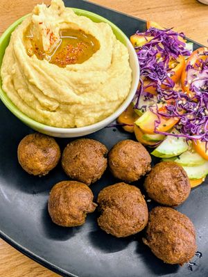 Falafel hummus at Ambient Cafe  in Thimphu