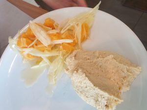 Vegan buffet at 100% Bio in Rome