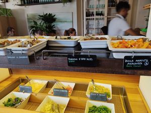Buffet at 100% Bio in Rome