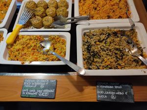 Buffet at 100% Bio in Rome