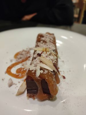 Cheesecake cioccolato e noci del Brasile at 100% Bio in Rome