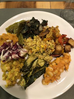 15€ plate  at 100% Bio in Rome