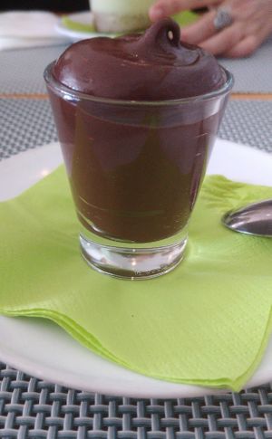 Mousse al cioccolato fondente at 100% Bio in Rome