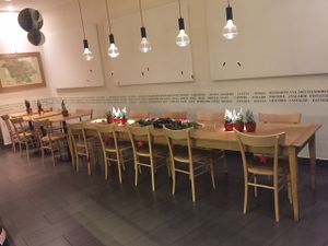 Everyday a good vegetarian or vegan lunch, breakfast, teatime and aperitive!  at 100% Bio in Rome