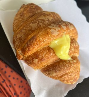 Lemon croissant  at 100% Bio in Rome