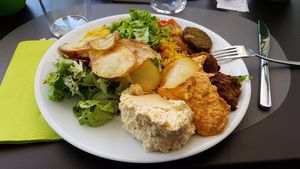 Buffet at 100% Bio in Rome