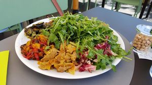 Buffet at 100% Bio in Rome